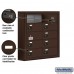 Salsbury Cell Phone Storage Locker - with Front Access Panel - 5 Door High Unit (5 Inch Deep Compartments) - 10 B Doors (9 usable) - Bronze - Surface Mounted - Resettable Combination Locks